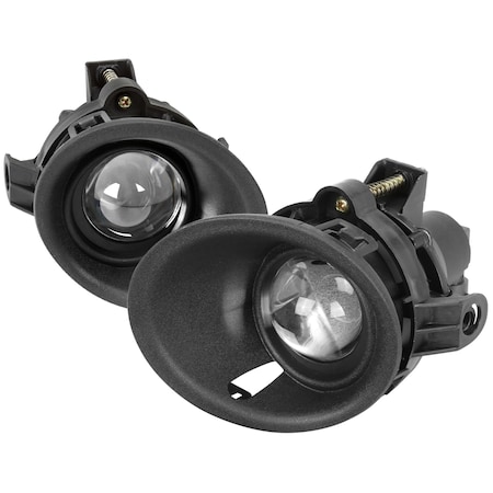 Spec-D Tuning Chevy Camaro 3.6L V6 Clear Projector Bumper Driving Fog Lights 14-15 LF-CMR14COEM-HZ